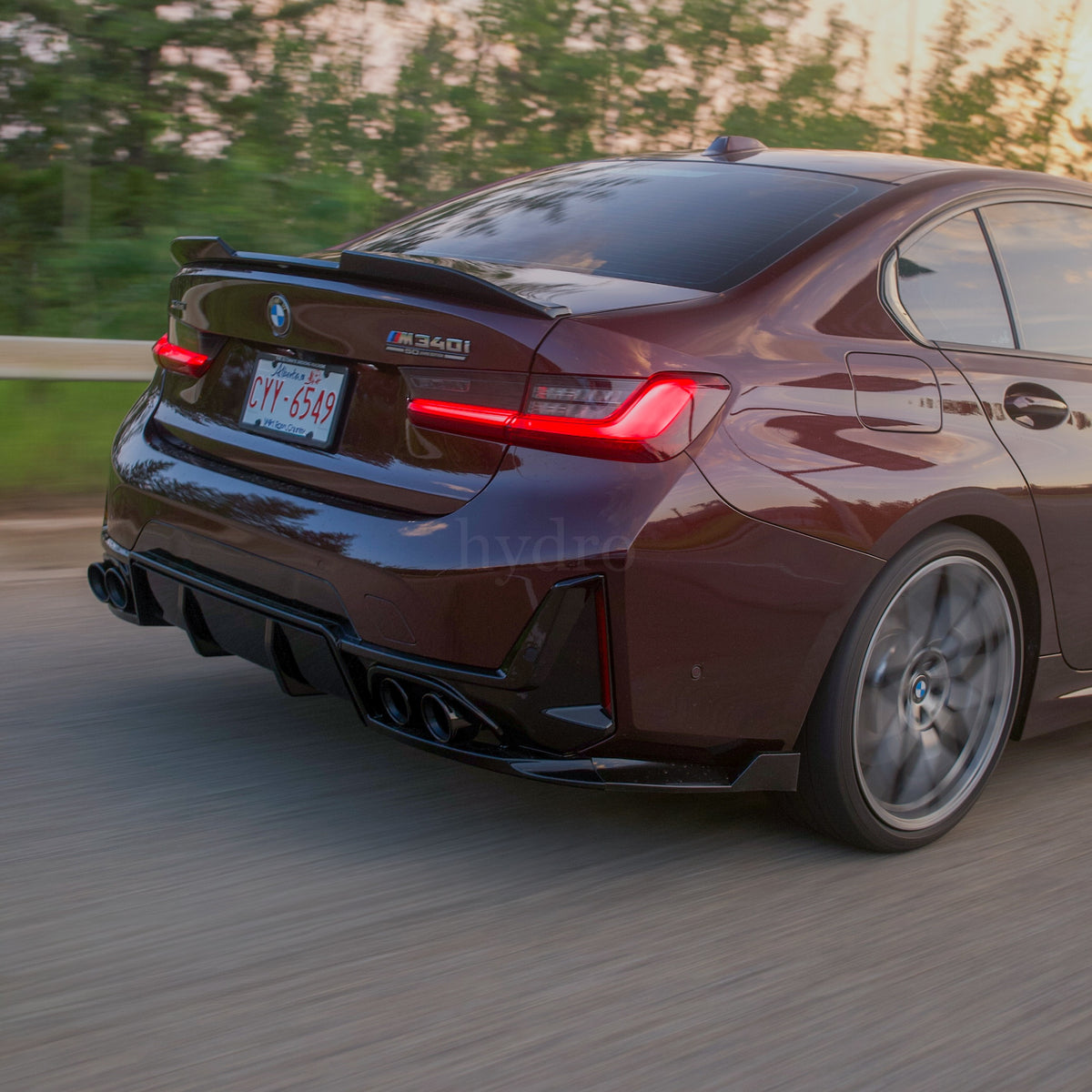 BMW 3 SERIES 2023+ LCI G20 GLOSS BLACK DIFFUSER