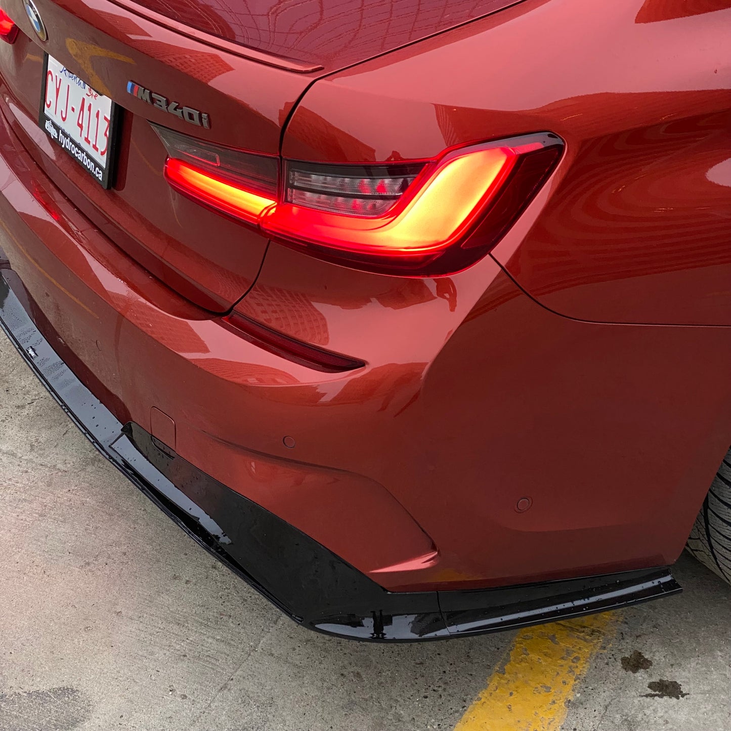 BMW 3 SERIES G20 PRE LCI REAR DIFFUSER WITH F1 BRAKE LIGHT