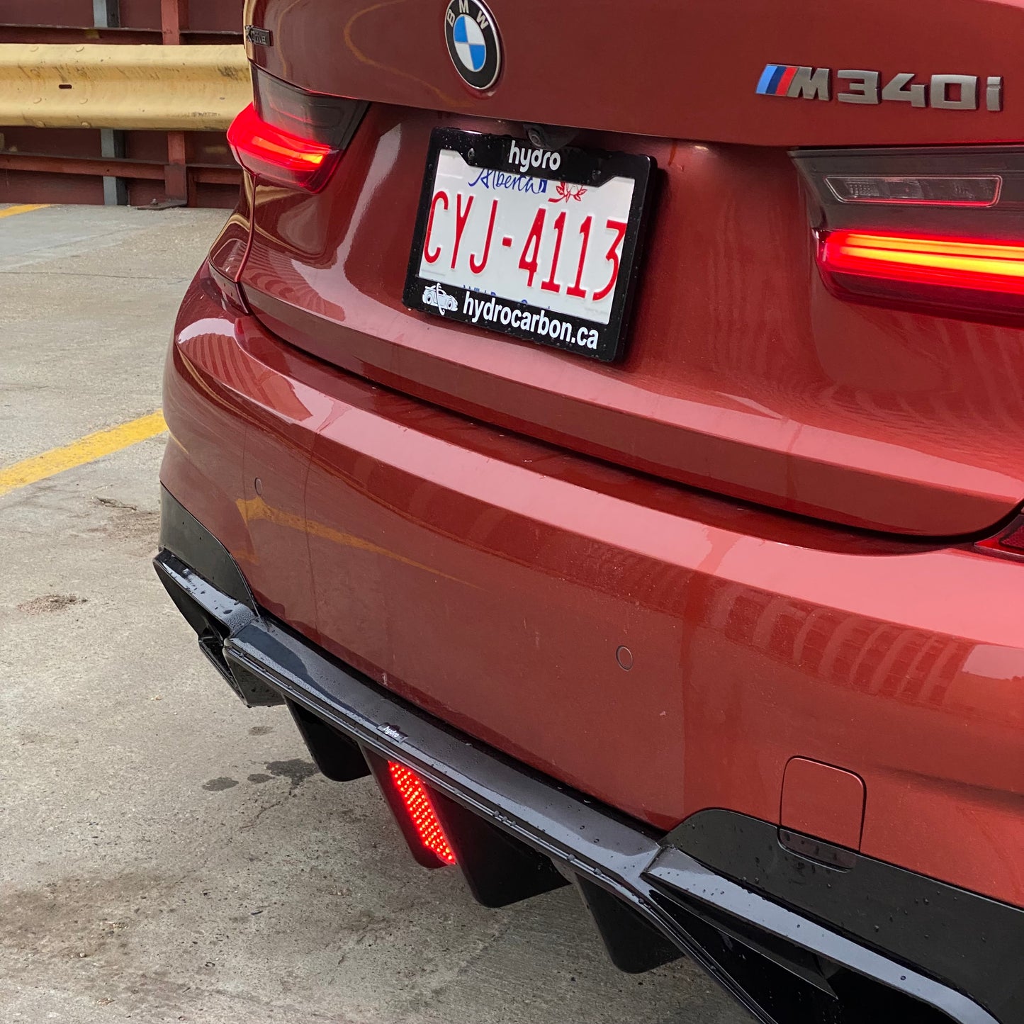 BMW 3 SERIES G20 PRE LCI REAR DIFFUSER WITH F1 BRAKE LIGHT